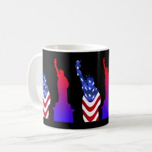 Statue of Liberty Black Coffee Mug