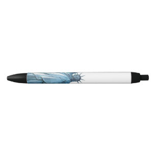 Statue of liberty black ink pen