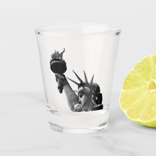 Statue of Liberty Black & White Shot Glass