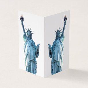 Statue of liberty business card