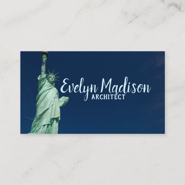 Statue Of Liberty Business Card (Front)