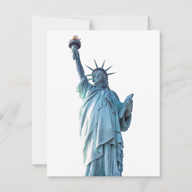 Statue of liberty   card (Front)