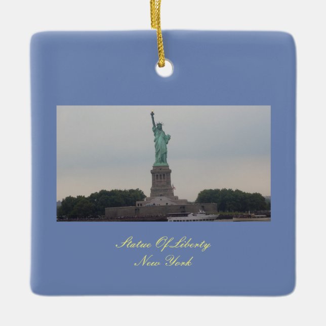 Statue of Liberty Ceramic Ornament (Front)