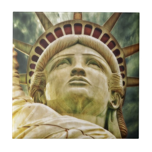 Statue of Liberty Ceramic Tile (Front)