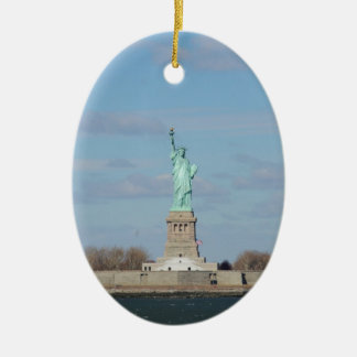 Statue Of Liberty Ceramic Tree Decoration