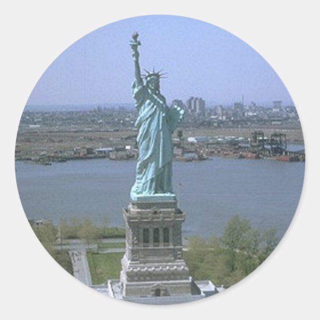Statue of Liberty Classic Round Sticker (Front)