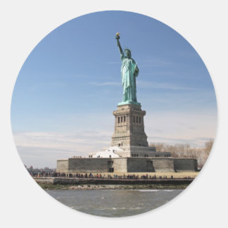 Statue Of Liberty Classic Round Sticker