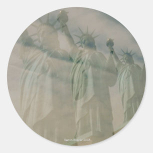 Statue of Liberty Classic Round Sticker