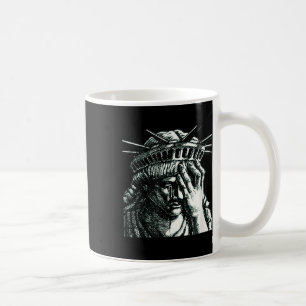 Statue Of Liberty Crying Anti Trump Resist No Coffee Mug