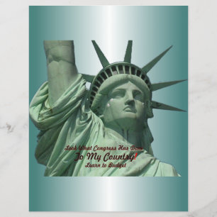 Statue of Liberty Crying Flyer