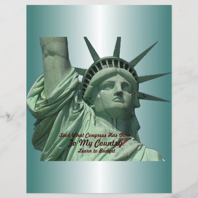 Statue of Liberty Crying Flyer (Front)