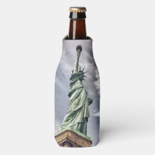 Statue of Liberty custom monogram bottle cooler