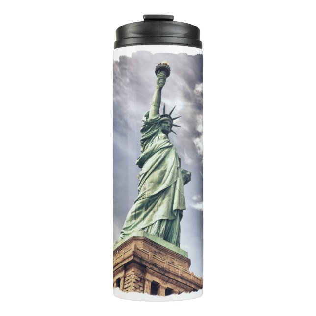 Statue of Liberty custom name tumbler (Front)