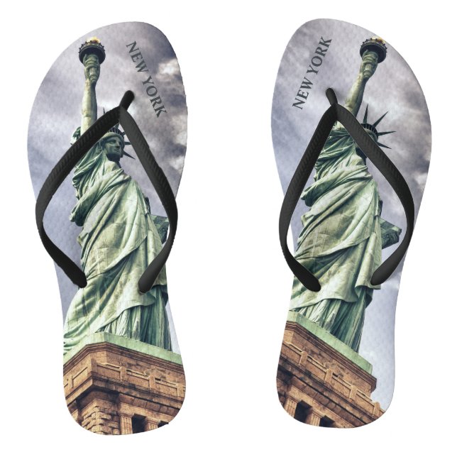 Statue of Liberty custom sandals (Footbed)