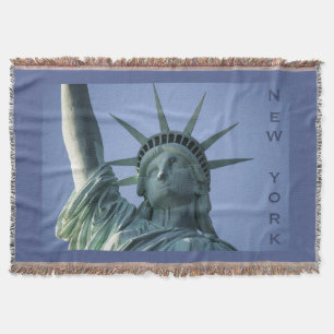 Statue of Liberty custom throw blanket