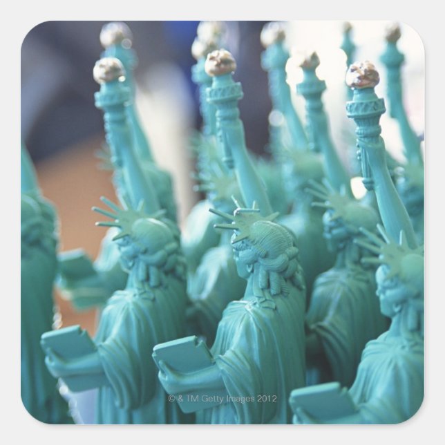 Statue of Liberty Doll Square Sticker (Front)