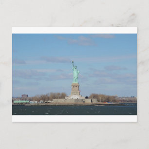Statue Of Liberty Ellis Island Postcard