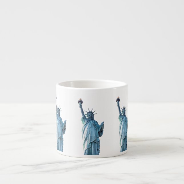 Statue of liberty  espresso cup (Front)