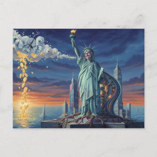 Statue of Liberty fine art Postcard