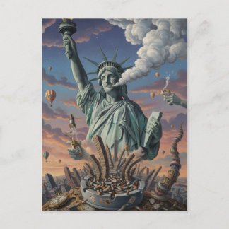 Statue of Liberty fine art Postcard