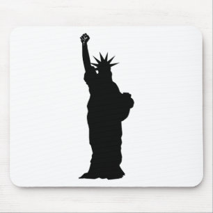 Statue Of Liberty Fist Resist Racism And Hate Amer Mouse Pad