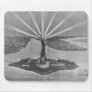 Statue of Liberty, from 'The Graphic' Mouse Pad
