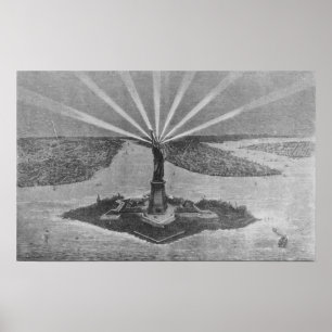 Statue of Liberty, from 'The Graphic' Poster