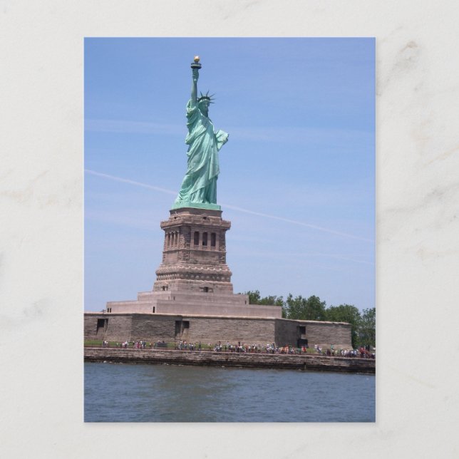 Statue of Liberty - Full View Postcard (Front)