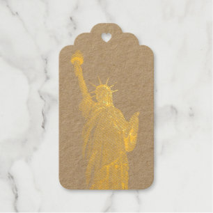 Statue of liberty    gift tags