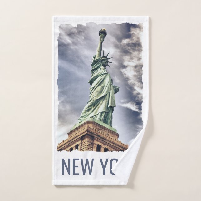 Statue of Liberty hand towel (Hand Towel)