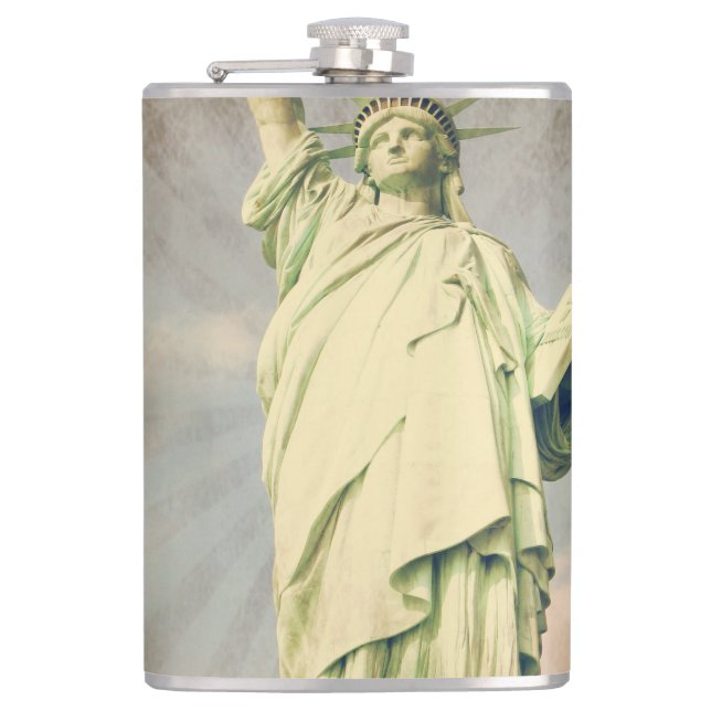 Statue of Liberty Hip Flask (Front)