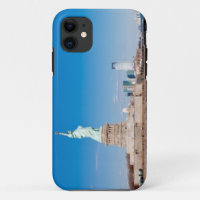 Statue of Liberty, Hudson River and Manhattan