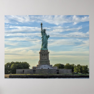 Statue of Liberty, Hudson River, New York Poster