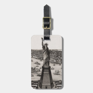 Statue Of Liberty In New York Harbour Luggage Tag
