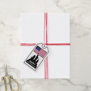 Statue of Liberty, Independence Day Celebration Gift Tags