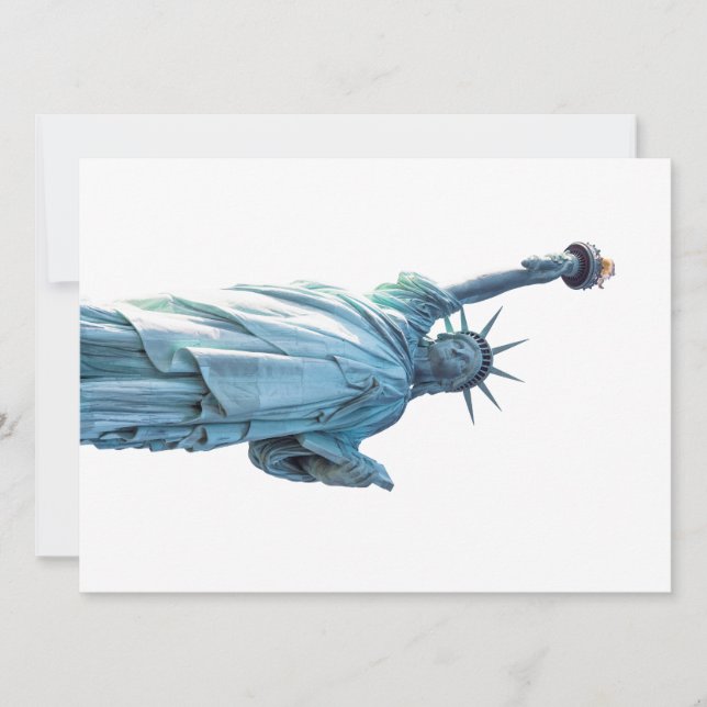 Statue of liberty   invitation (Front)
