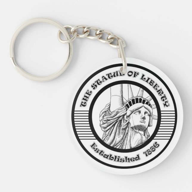 statue of liberty key ring (Front)