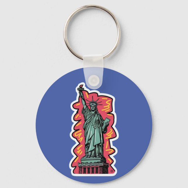 Statue of Liberty Key Ring (Front)