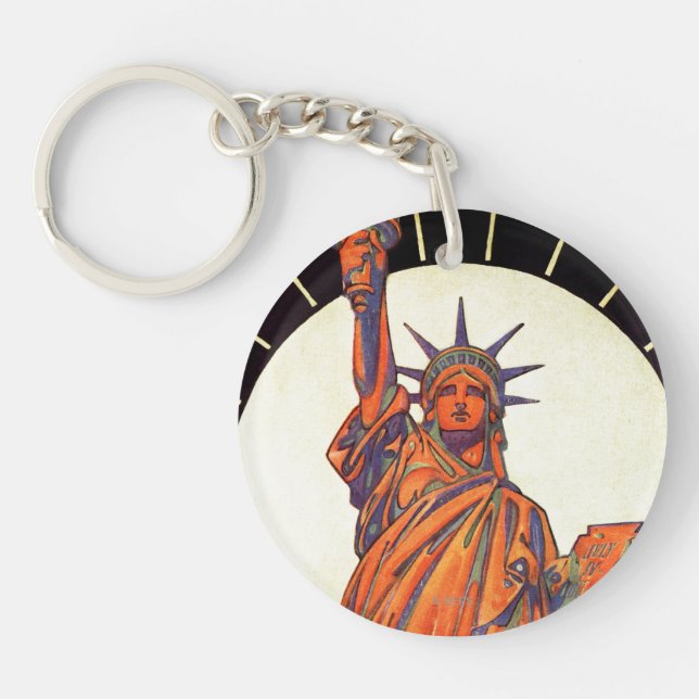 Statue of Liberty Key Ring (Front)