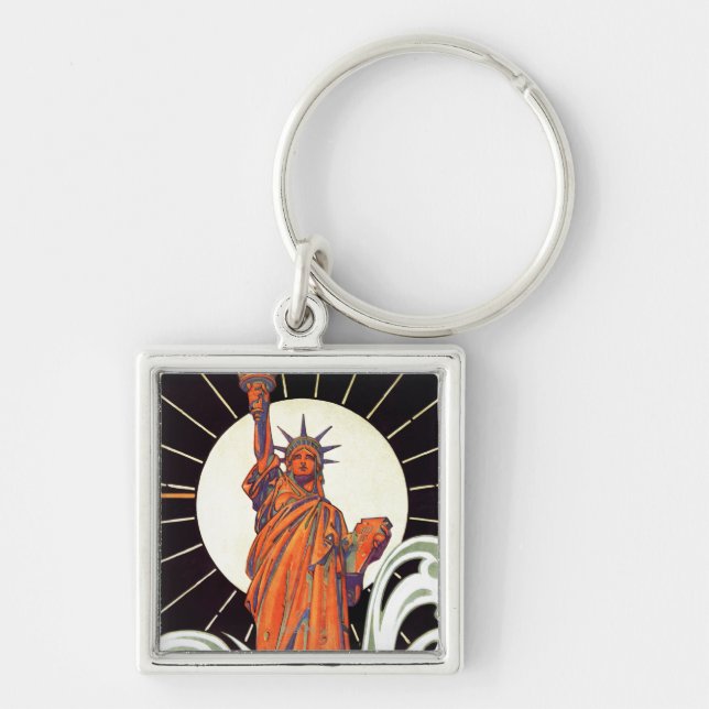 Statue of Liberty Key Ring (Front)