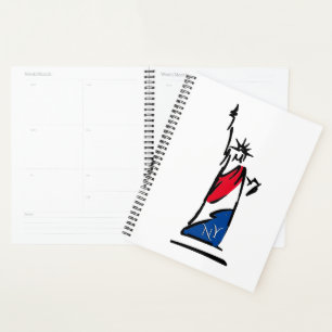 Statue of Liberty / Lady Liberty Stripes Planner