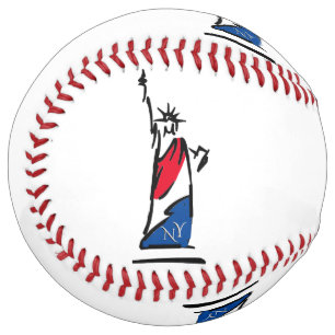 Statue of Liberty / Lady Liberty Stripes Softball
