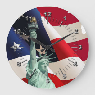 Statue of Liberty Large Clock