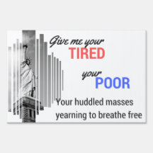 Statue of Liberty large yard sign