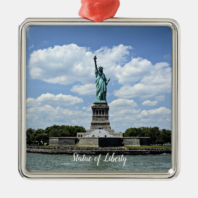 Statue of Liberty, Liberty Island, Metal Ornament (Front)