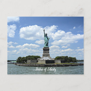 Statue of Liberty, Liberty Island, Postcard