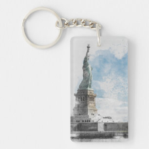 Statue of Liberty – Manhattan New York City  Key Ring