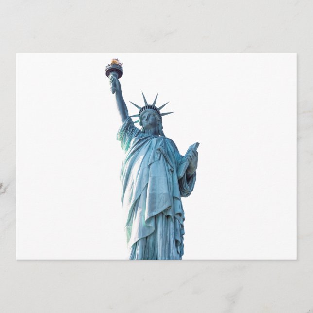 Statue of liberty  menu (Front)