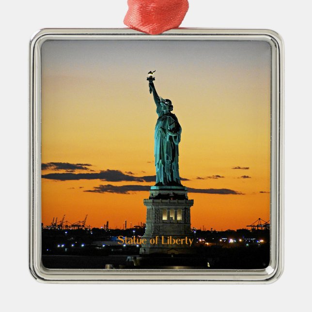 Statue of Liberty Metal Ornament (Front)