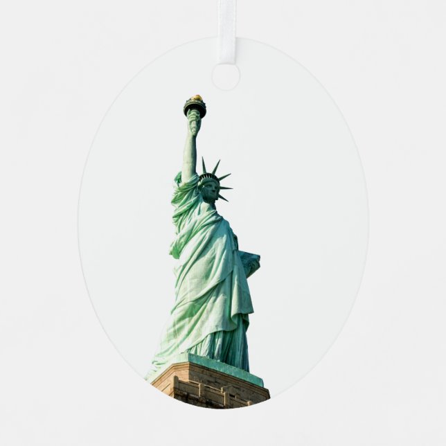 Statue of liberty   metal tree decoration (Front)
